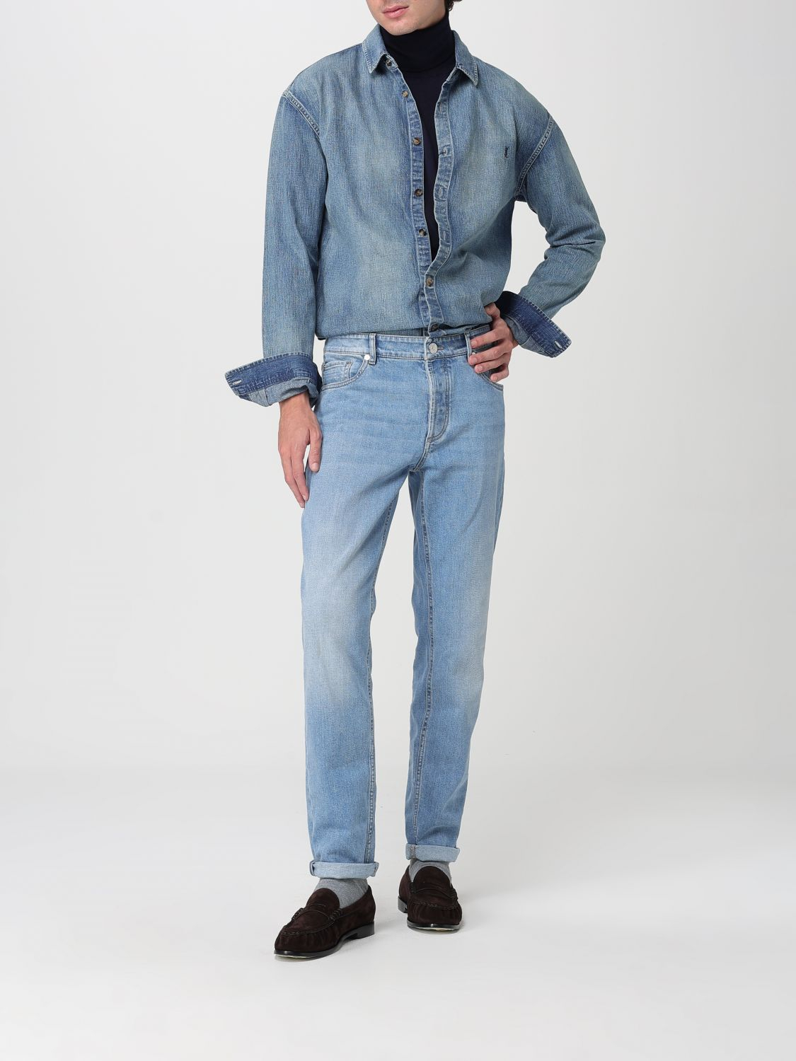 [Saint Laurent] Knitwear FW25 844617YAPK2 4100
