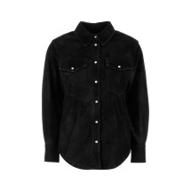 [Isabel Marant Etoile] Shirts Long Sleeve FW25 CH0240FAC3B01E 01BK