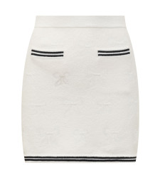 [Self-portrait] Mini skirt SS25 RS25111SKC CREAM