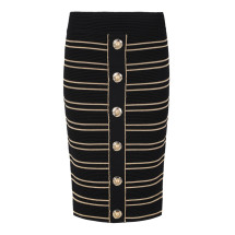 [Balmain] Midi skirt FW25 FF1LC018KI52-EAD