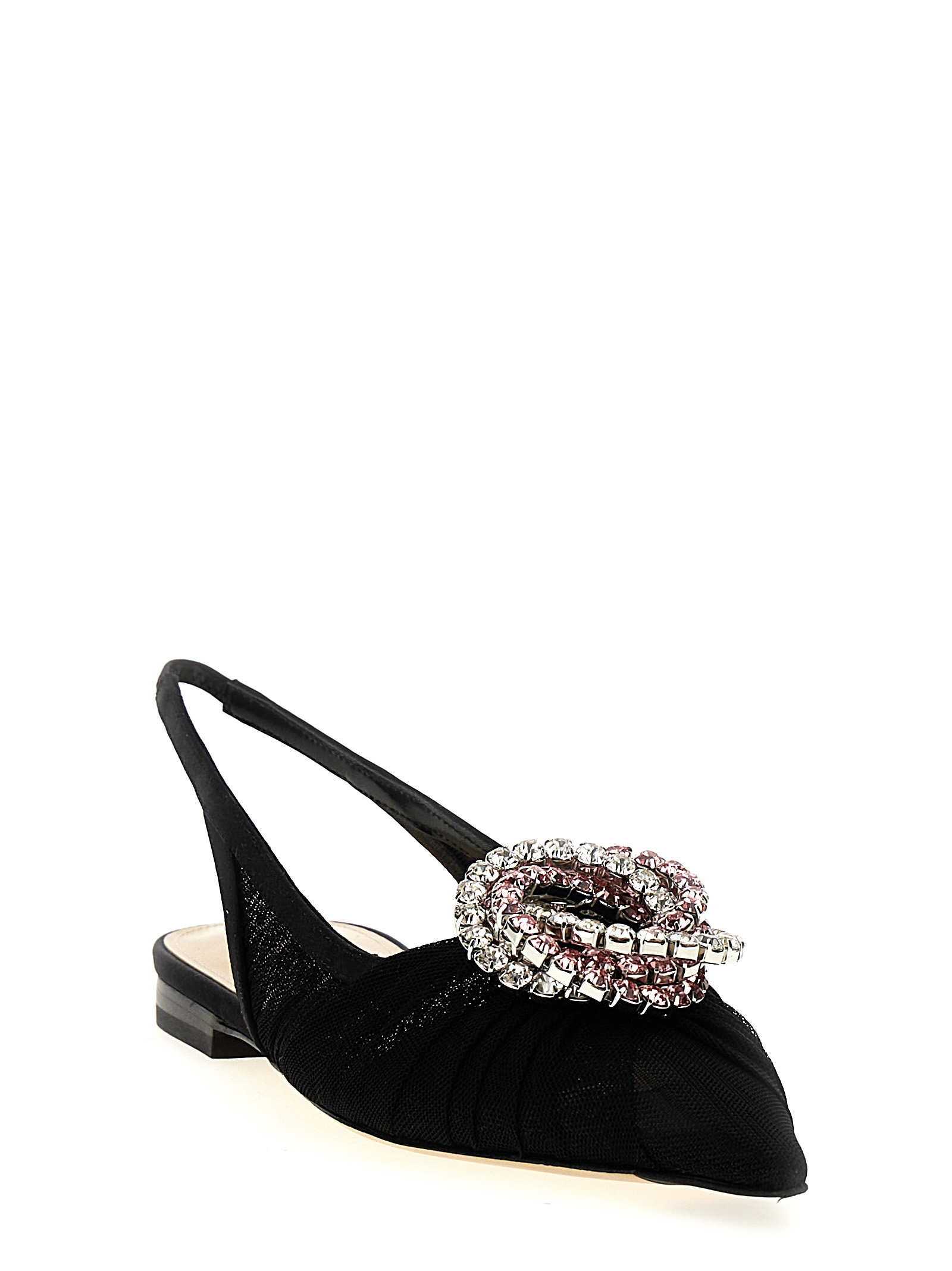 [MACH & MACH] Slingback SS25 R25S086710X18BLKCPBLACK