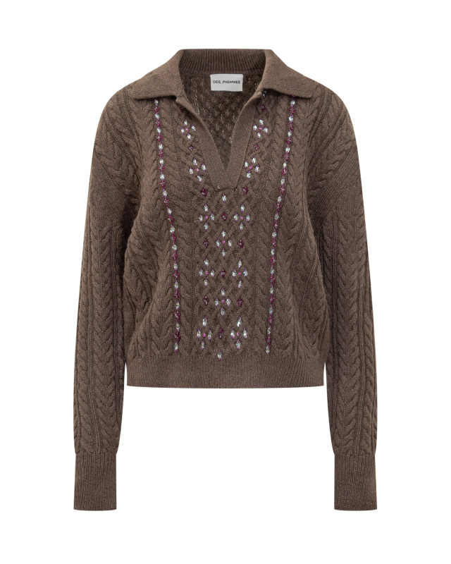[DES PHEMMES] T-shirts Long Sleeve FW25 D735KW D0401