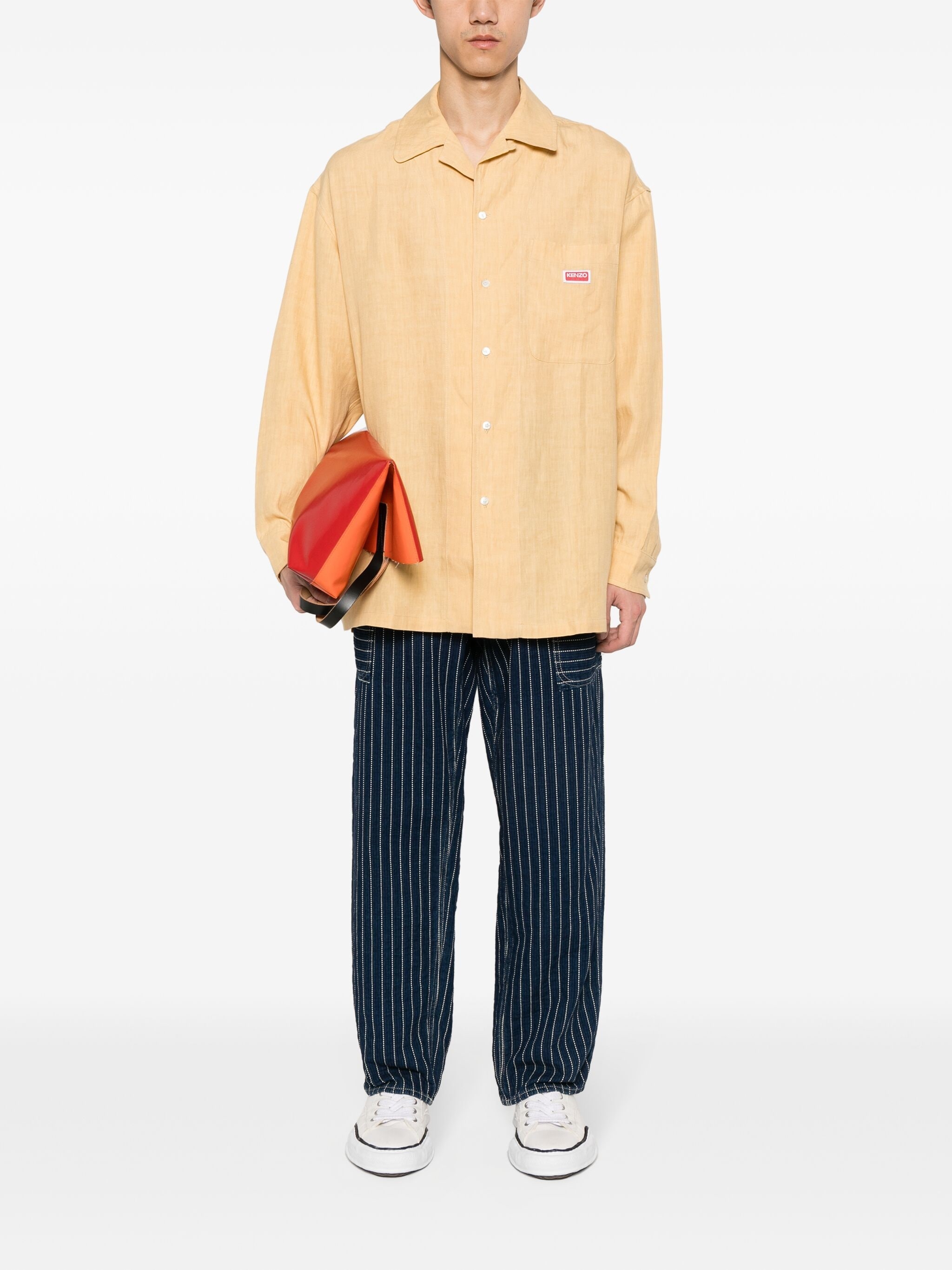 [Kenzo] Shirts Long Sleeve SS24 FE55CH5249GI