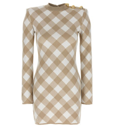 [Balmain] Long sleeve dress FW24 DF0R8739KH56GVQ