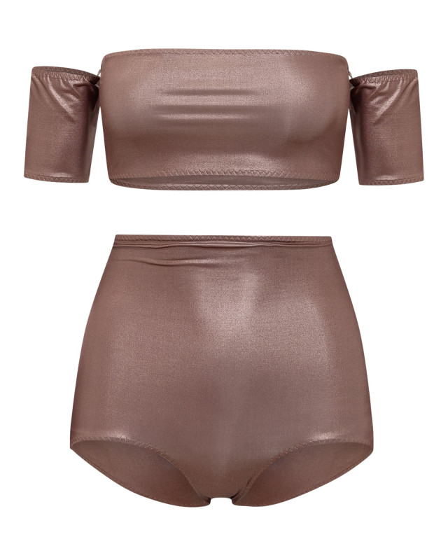 [Alessandro Vigilante] Beach Cover Up SS22 SW08PL BROWN