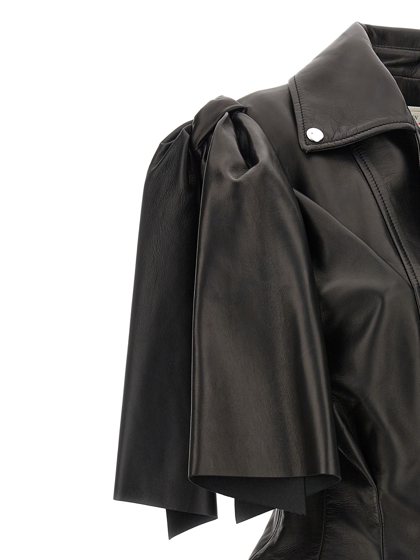 [McQueen] Leather Jacket SS24 780912Q5ALT1000