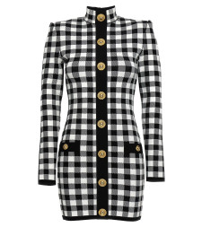 [Balmain] Long sleeve dress SS24 CF1R8019KF51EAB