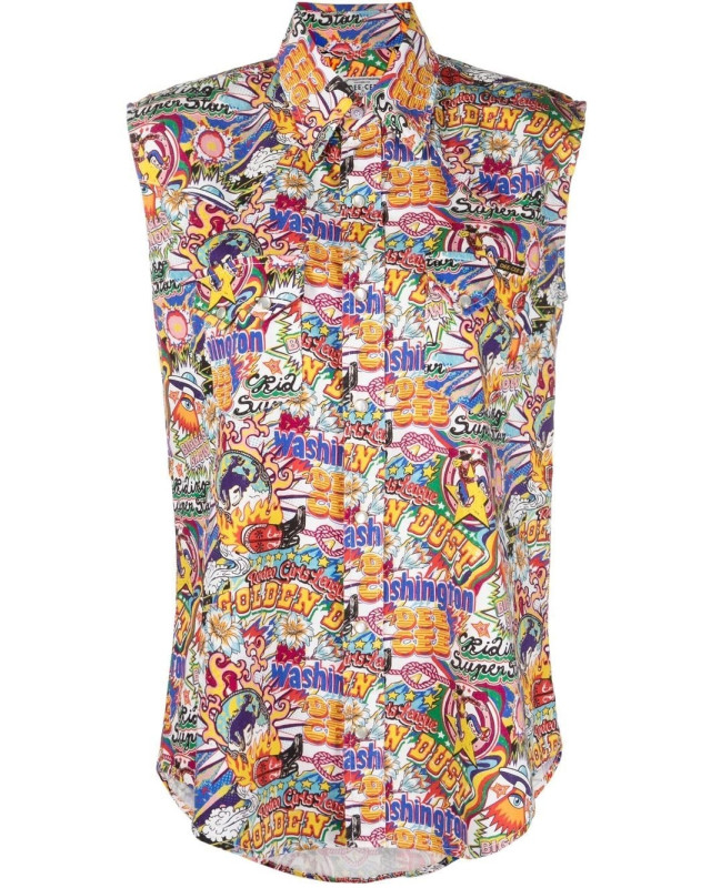 [WASHINGTON DEE-CEE] Shirts Sleeveless SS22 TOWWDC72