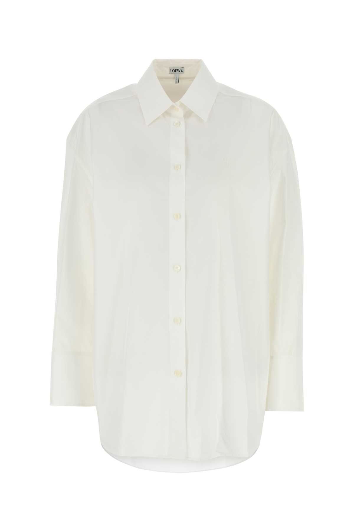 [Loewe] Shirts Long Sleeve FW25 S359Y05XE5 WHITE