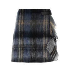 [Loewe] Mini skirt FW25 S540Y08XC0 BLUEMULTICOLOR
