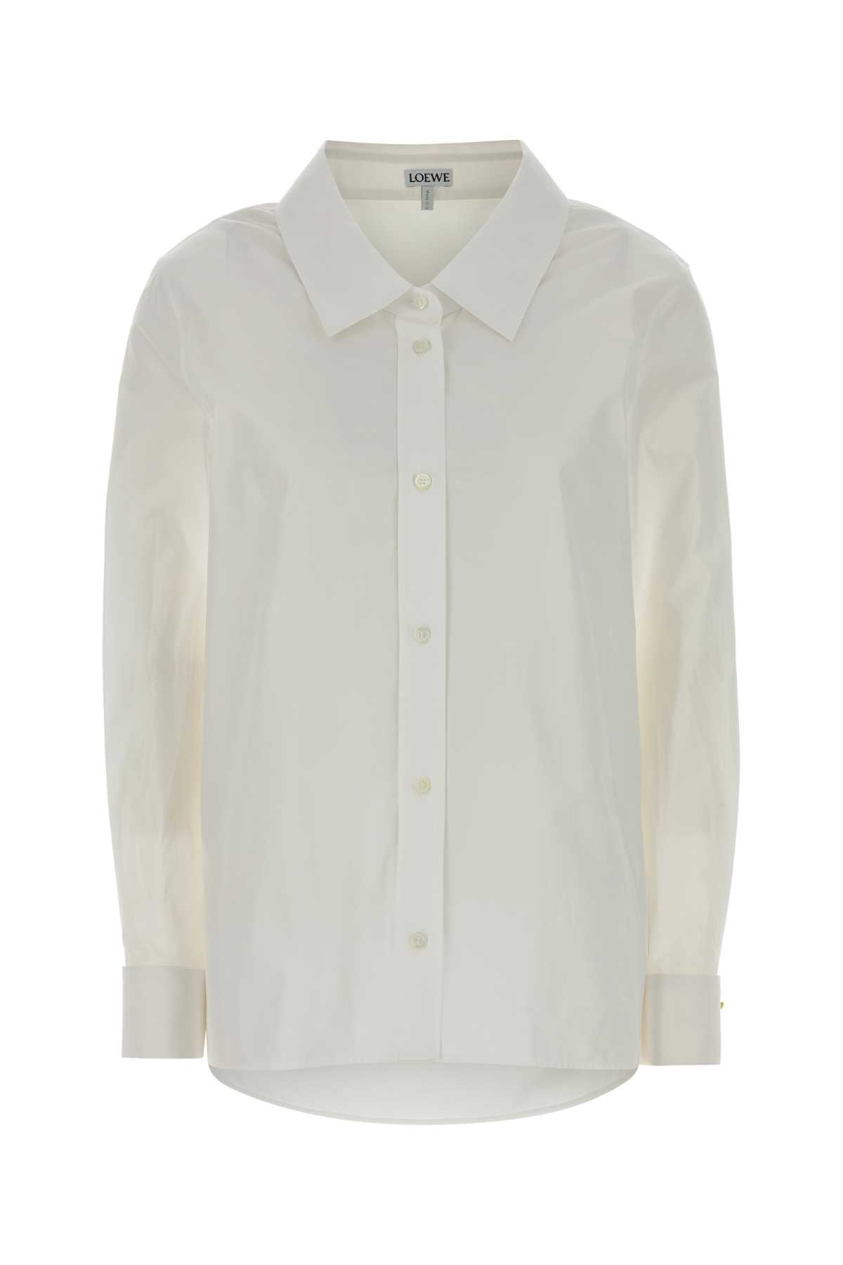 [Loewe] Shirts Long Sleeve FW25 S540Y05XCD WHITE