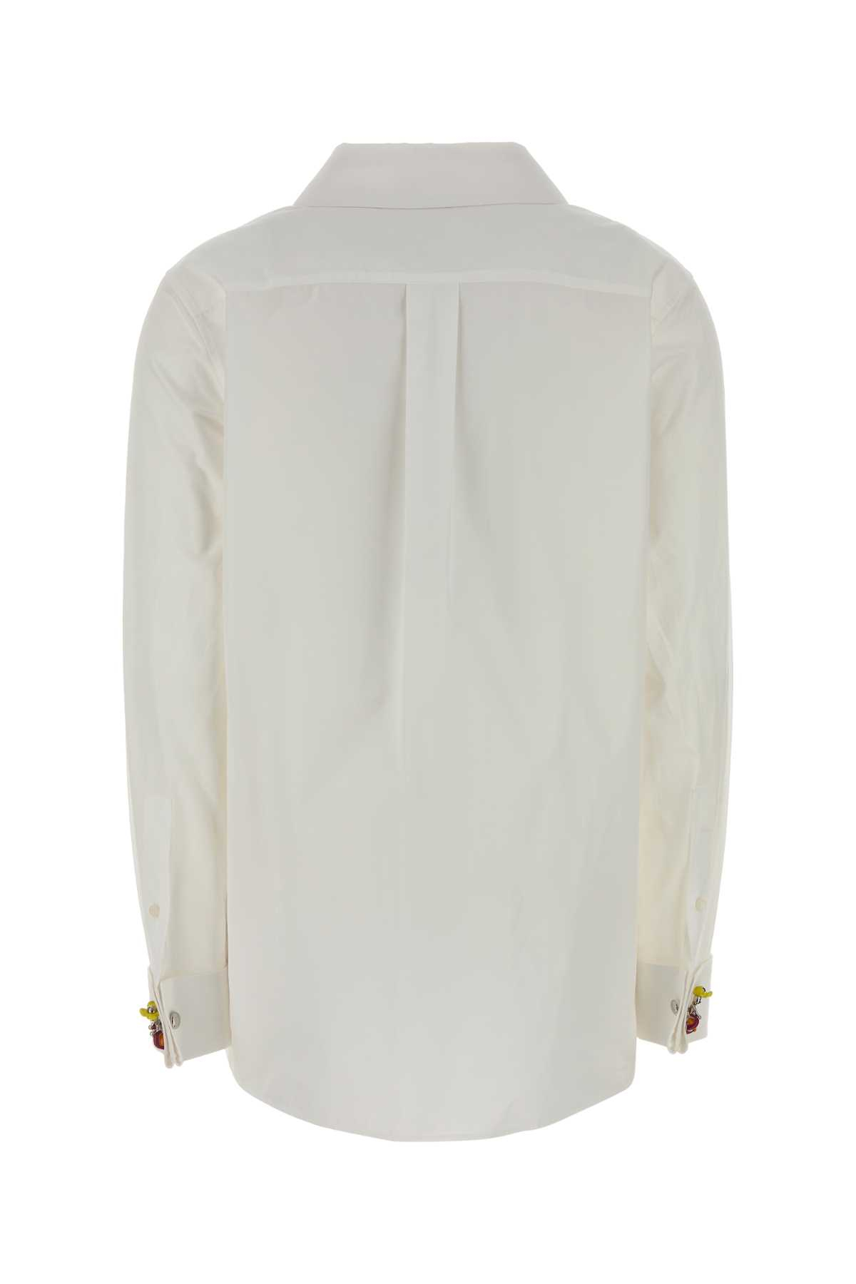 [Loewe] Shirts Long Sleeve FW25 S540Y05XCD WHITE