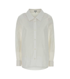 [Loewe] Shirts Long Sleeve FW25 S540Y05XCD WHITE