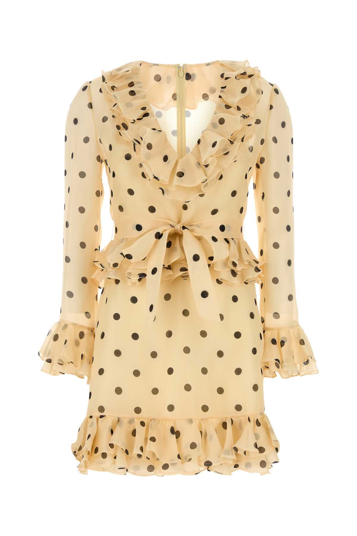 [Valentino Garavani] Long sleeve dress SS25 6B3VAF3793H 0AN