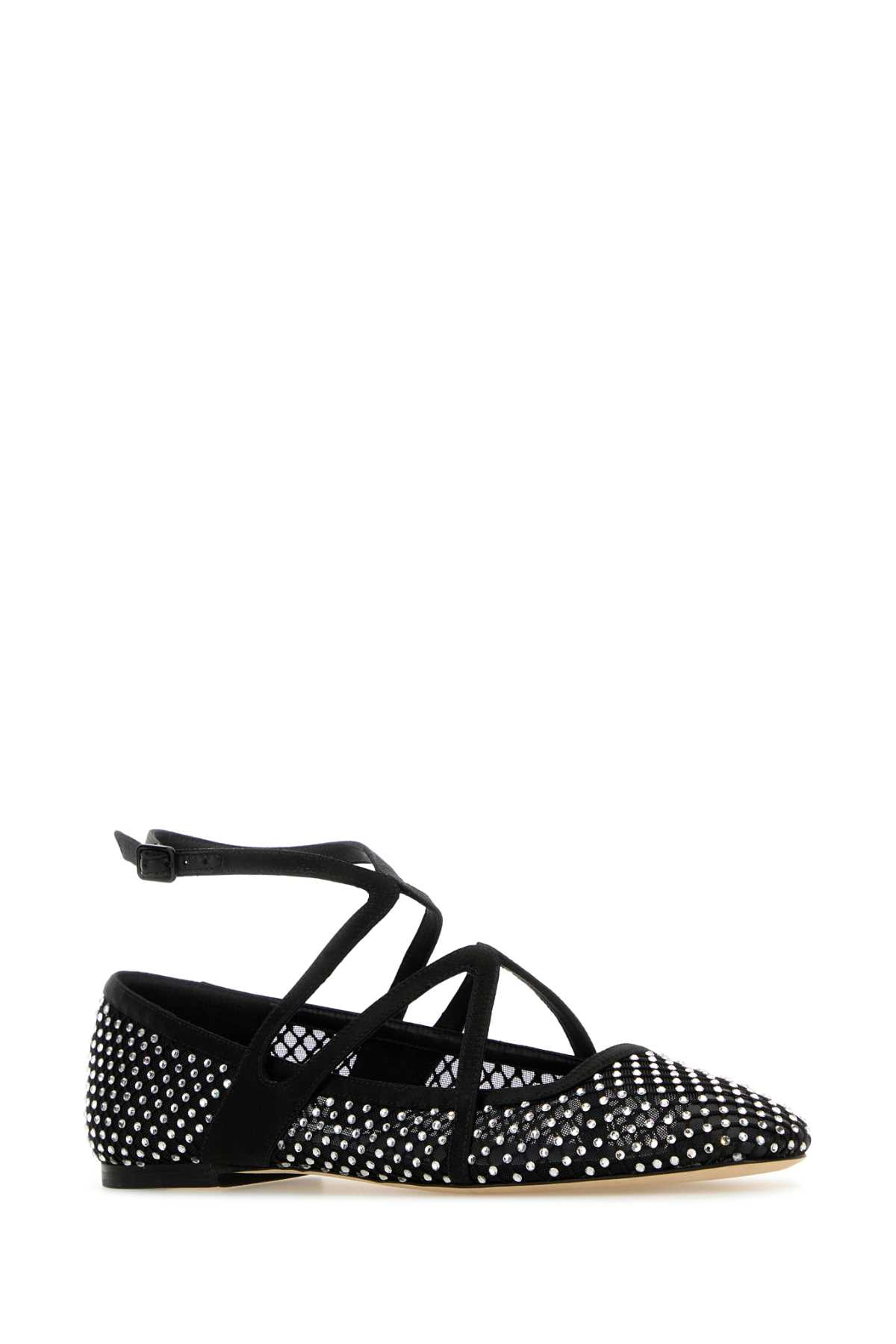 [Jimmy Choo] Flat shoes SS25 ASTORIAFLATQHS BLACRY