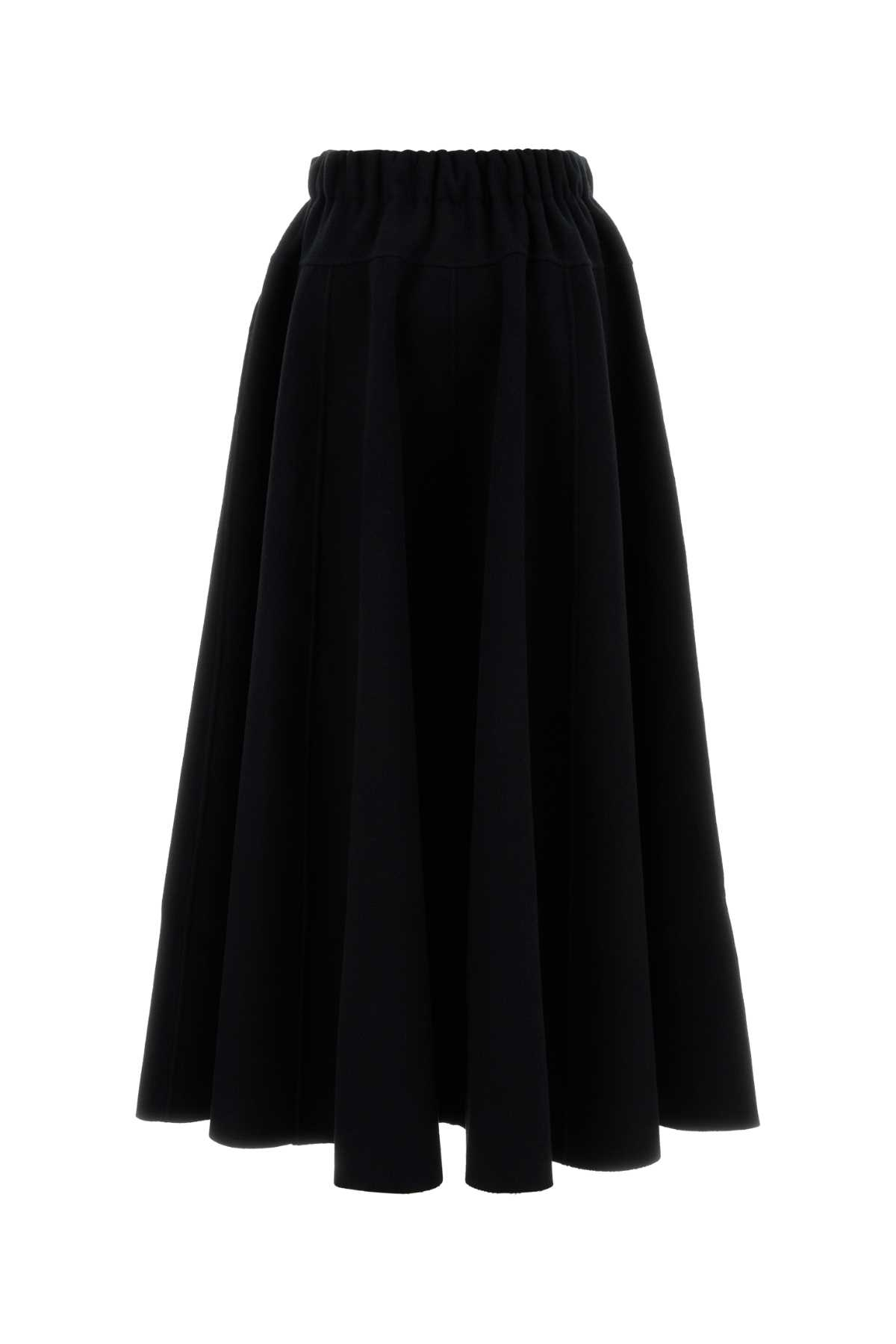 [Extreme Cashmere] Long skirt FW25 44317402TU08 RAVEN