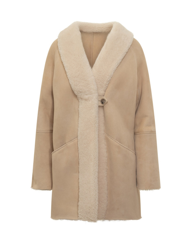 [LouLou De Saison] Mouton jacket FW25 ISAK CREAM