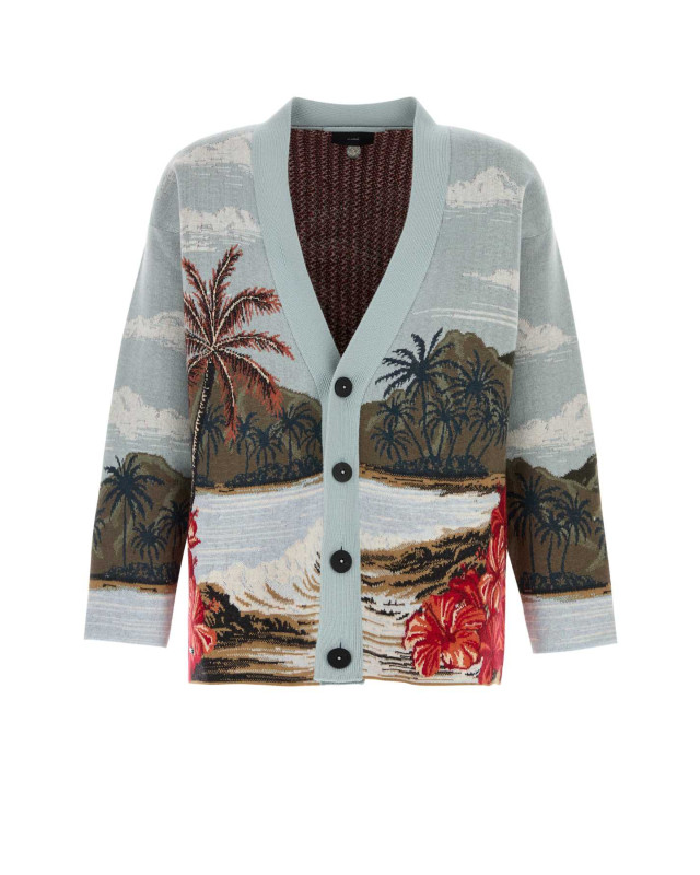 [Alanui] Cardigan FW25 LMHB027E25KNI0044C84 MULCOL
