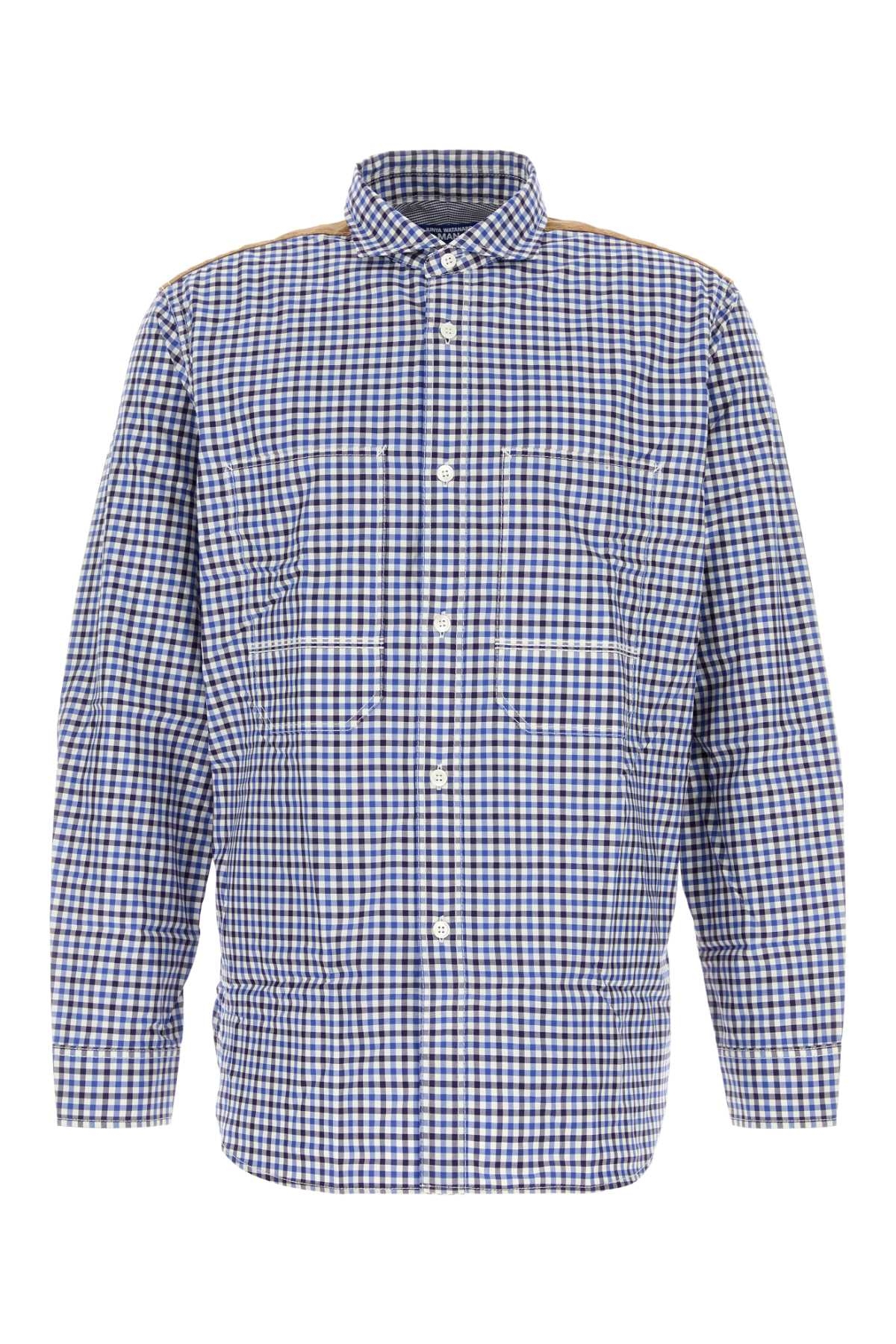 [Junya Watanabe] Shirts Long Sleeve FW25 WPB013W25 WHBLNV X RD