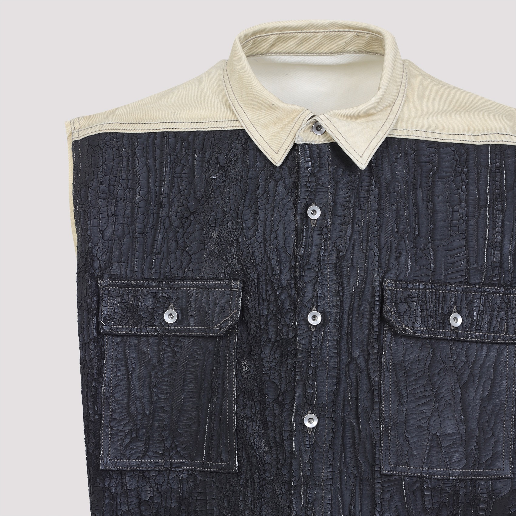 [RICK OWENS DRKSHDW] Vest SS25 DU01E3764.DCFCR