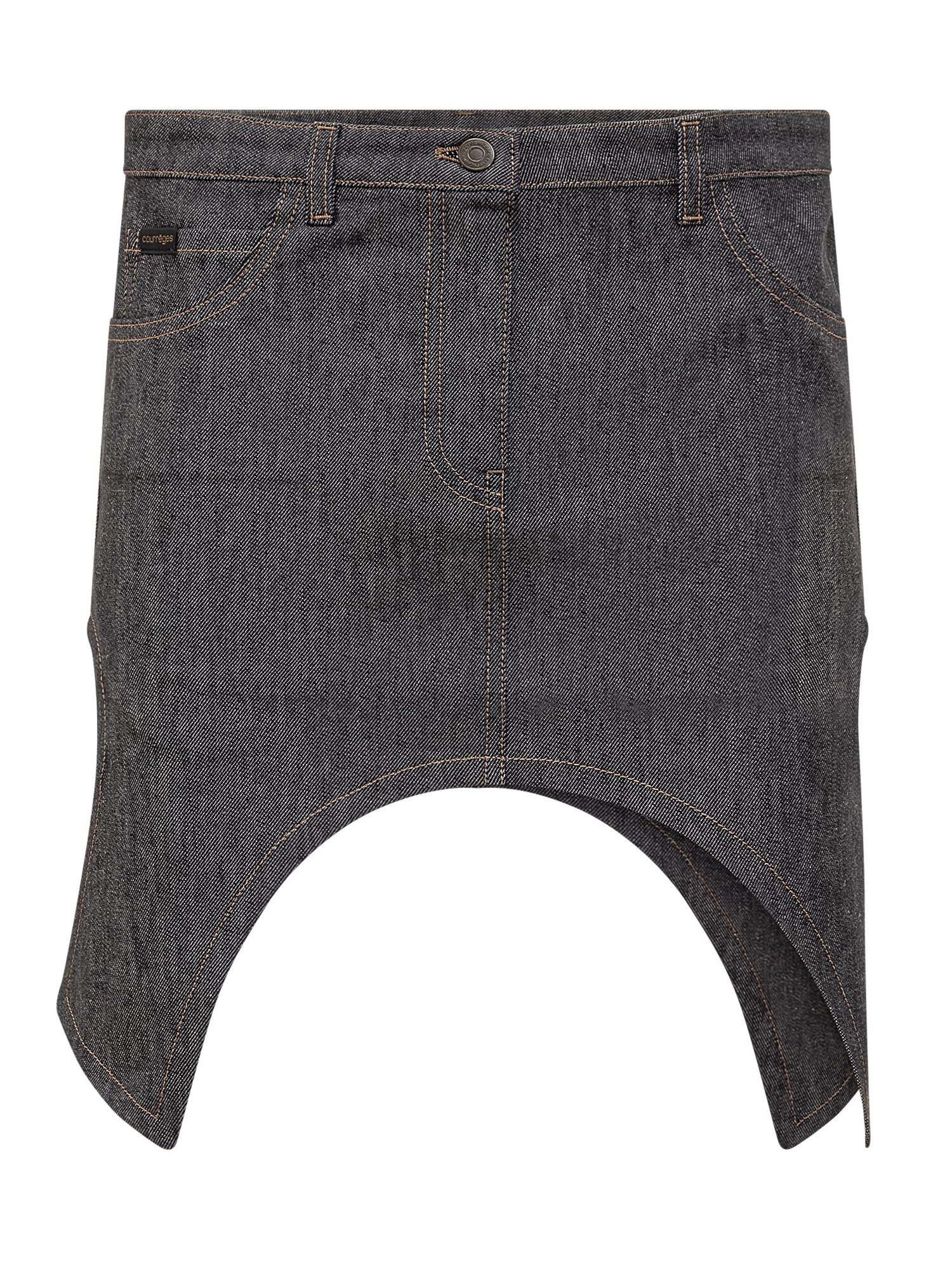 [Courreges] Mini skirt FW24 424DJU210DE0035 9011