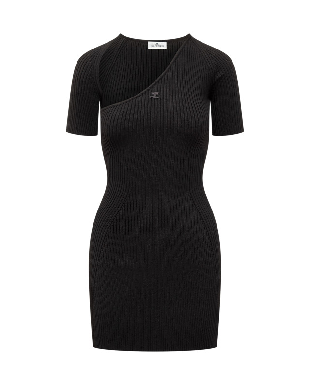 [Courreges] Short sleeve dress FW24 424MRO519FI0001 9999