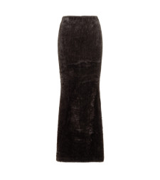 [THE ANDAMANE] Long skirt FW23 TM140353ATJP128 BLACK