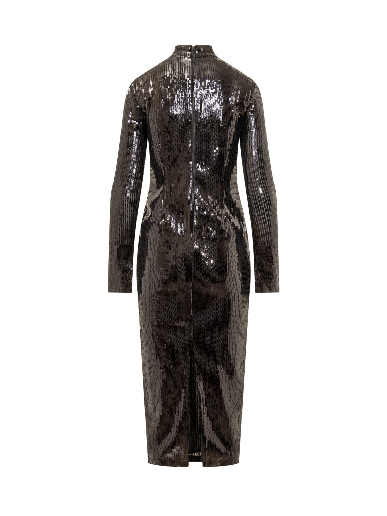 [DE LA VALI] Long sleeve dress FW23 AW23DS1317 BLACK