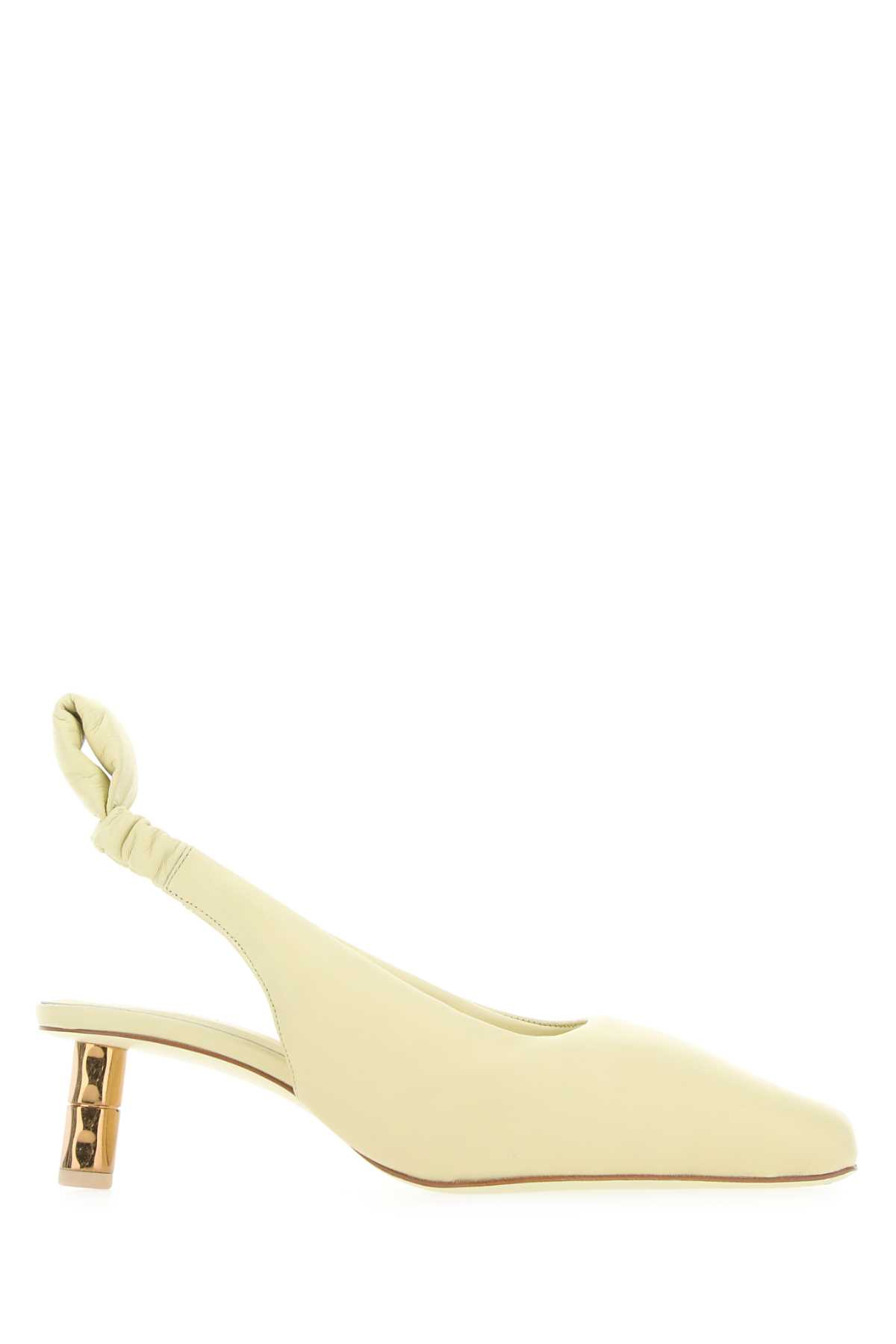 [Boyy] Sandals SS23 PUFFYSLINGBACKPUMP PALELIME