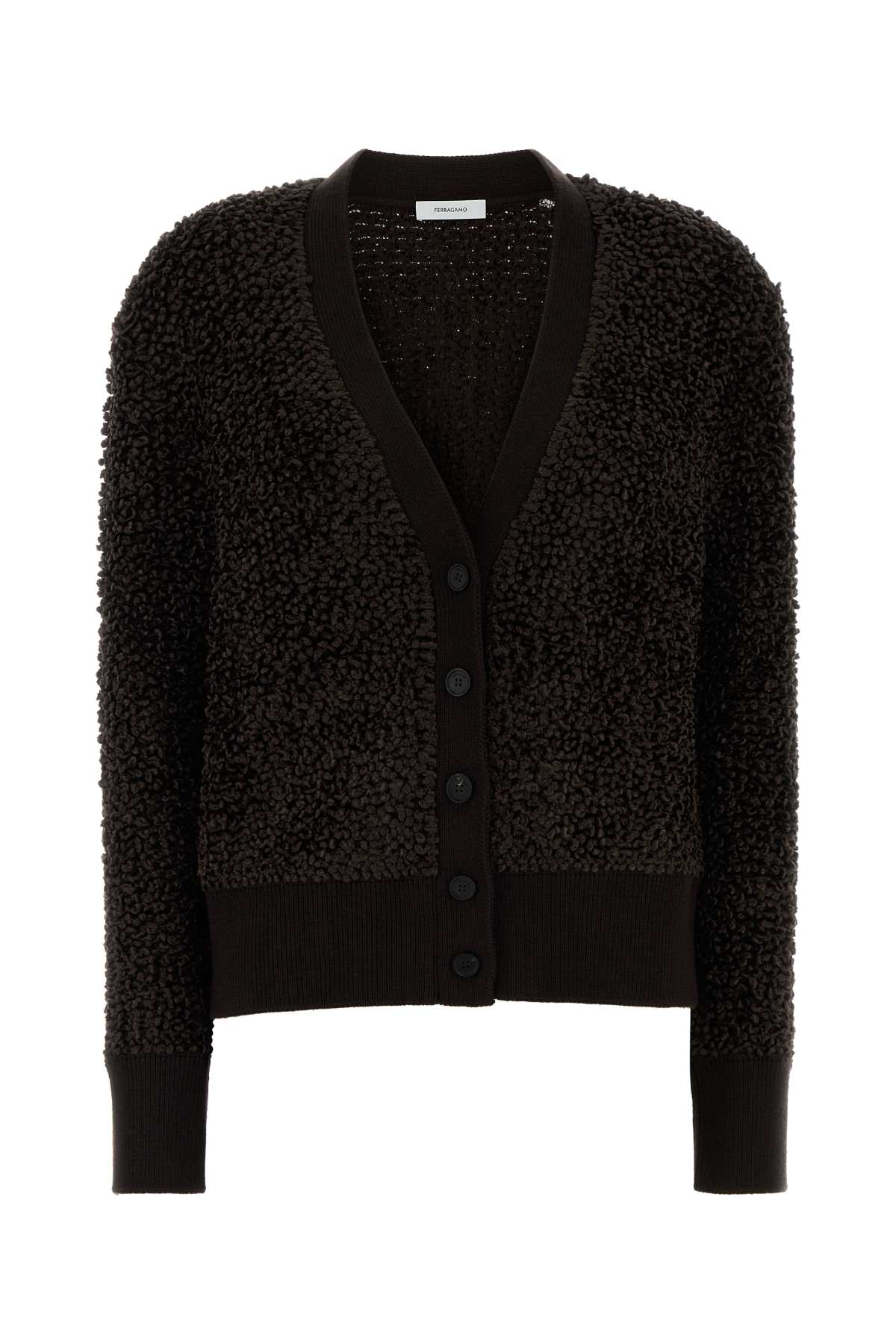 [Salvatore Ferragamo] Knitwear FW25 13H752788431 DARKEXPRESSO