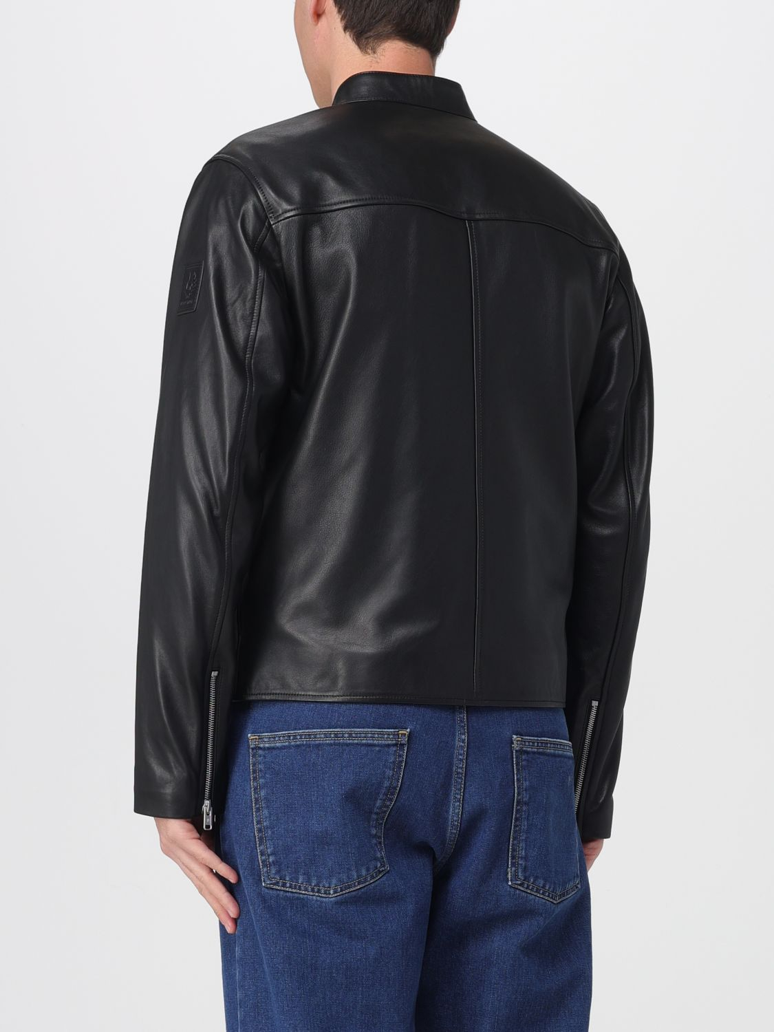 [Belstaff] Leather Jacket SS26 105831 BLACK