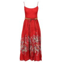 [Zimmermann] Sleeveless dress FW25 4225DSS251REDMULPAI