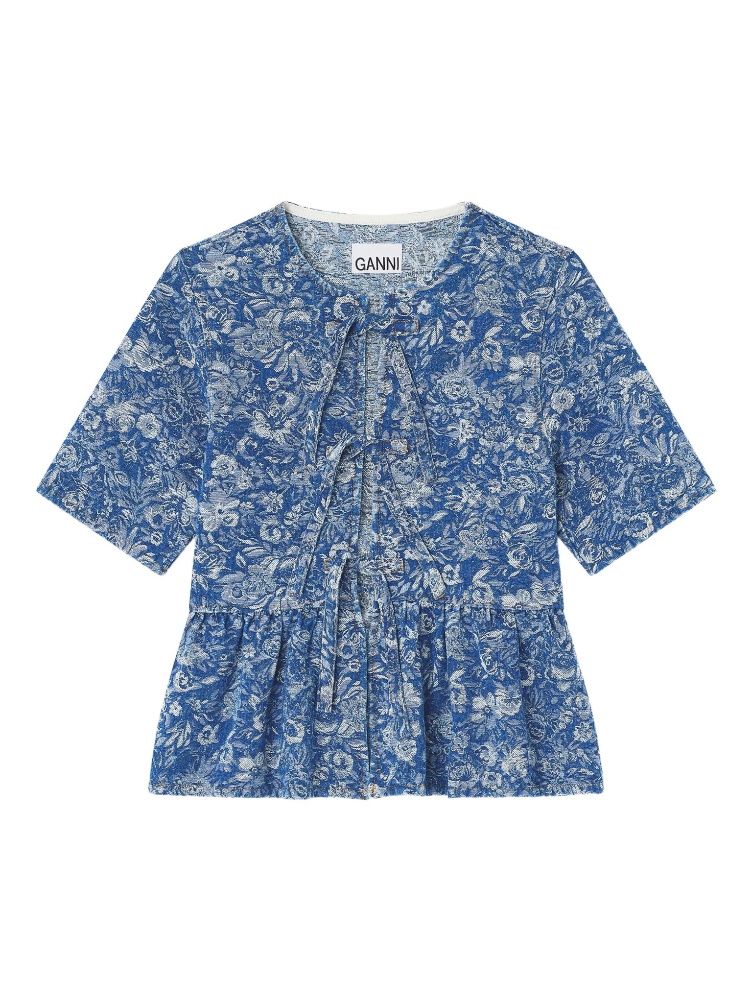 [GANNI] Shirts Short Sleeve FW25 J1909566