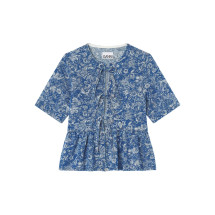[GANNI] Shirts Short Sleeve FW25 J1909566