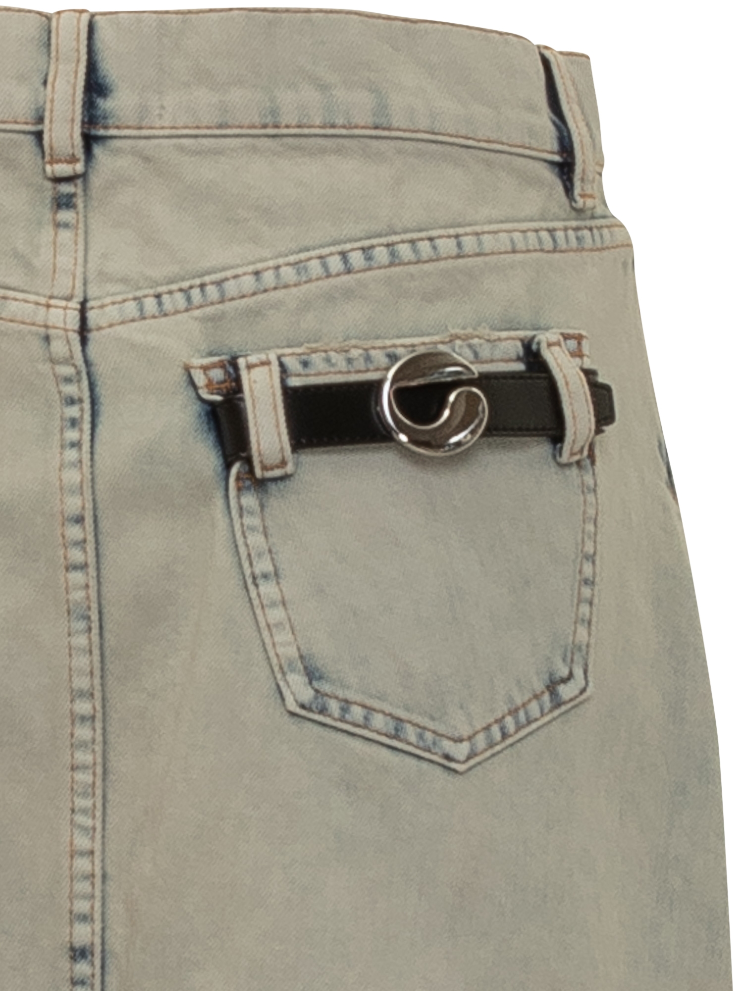 [Coperni] Mini skirt SS25 COPJ89F2035 GREY GREIGE