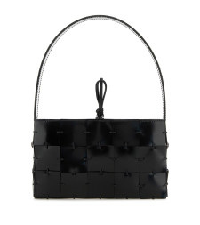 [Amina Muaddi] Bag SS24 MINASPAZZOLATO BLACKSILVER