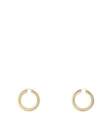 [Amina Muaddi] Earring FW21 AMIBIGSLIMHOOP GOLD