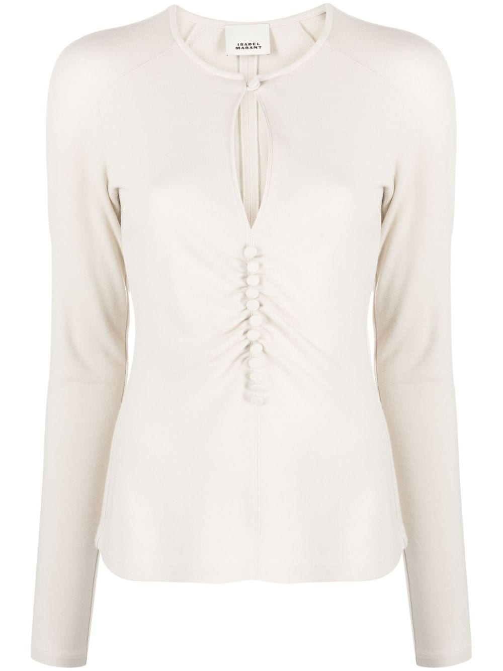 [Isabel Marant] T-shirts Long Sleeve FW23 HT0281FAA4K22I