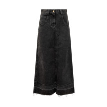 [Palm Angels] Midi skirt FW24 PWYF016F24DEN001 1010