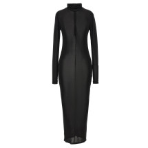 [Isabel Marant] Long sleeve dress FW24 RO0579FAB3K01I01BK