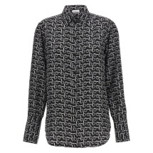 [Burberry] Blouse SS24 8090732SILVERBLACK