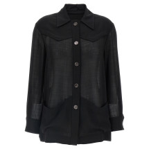 [Ferragamo] Casual Jacket SS23 0758952NERO