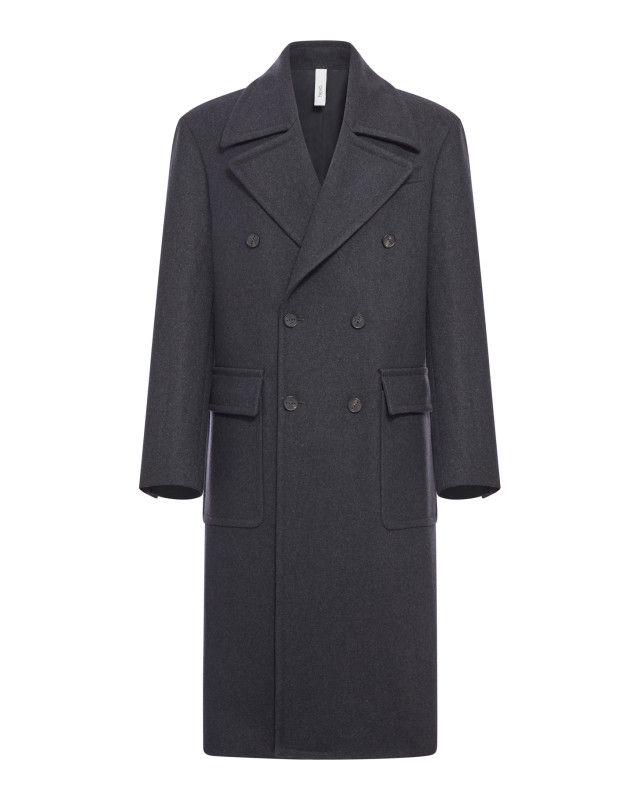 [HEVO] Coat FW26 LECCEHERRINGBONEGREY