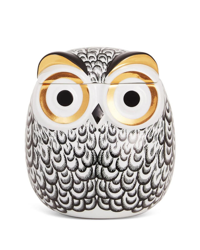[Fornasetti] Other Accessory FW25 P29Z003CIVETTAPIUMATABIANCO/NERO/ORO