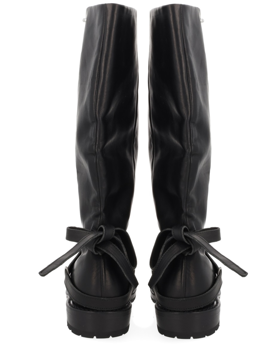 [Our Legacy] Long Boots FW25 A4257HB_BLACKTENSILECATTLEHIDE