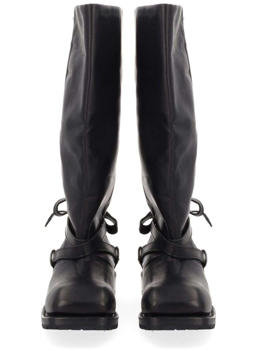 [Our Legacy] Long Boots FW25 A4257HB_BLACKTENSILECATTLEHIDE