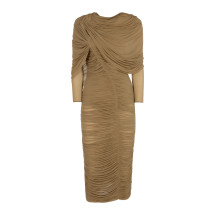 [MAGDA BUTRYM] Short sleeve dress FW25 328725BEIGE
