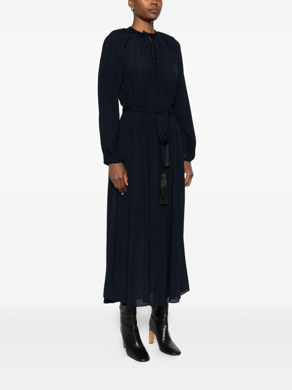 [Forte Forte] Long sleeve dress FW25 14087MYDRESSNOTTE