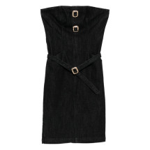 [SELF PORTRAIT] Sleeveless dress FW25 AW25821MBBLACK
