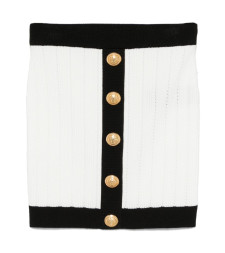 [Balmain] Midi skirt FW25 FF1LB039KI64GAB
